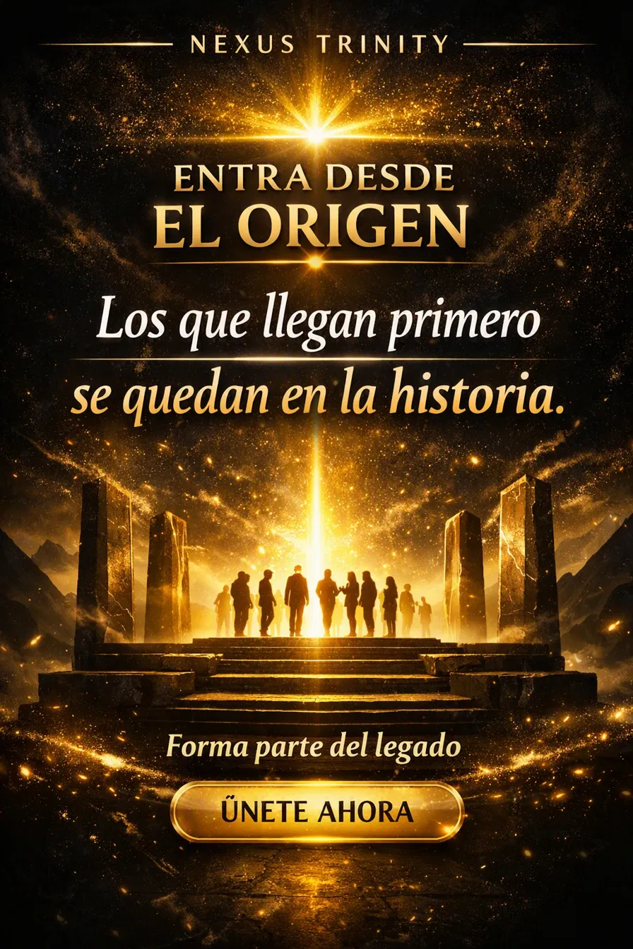 Nexus Trinity — Entra desde el Origen: los que llegan primero se quedan en la historia